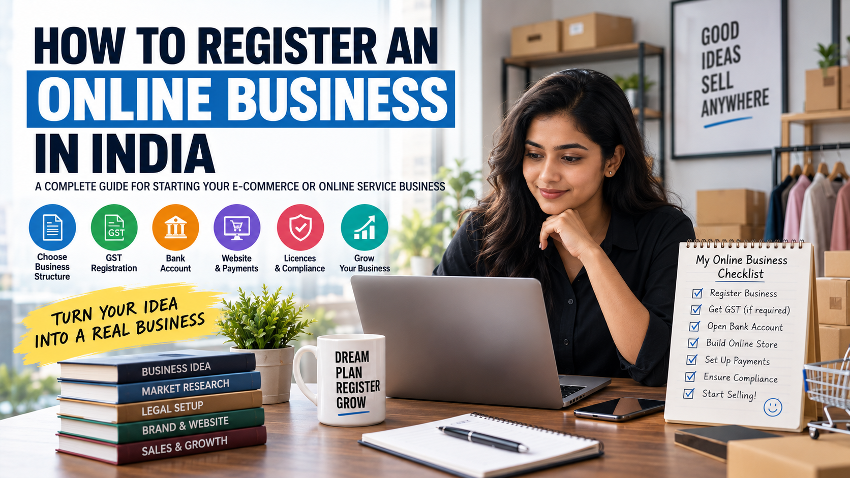 How to Register an Online Business in India